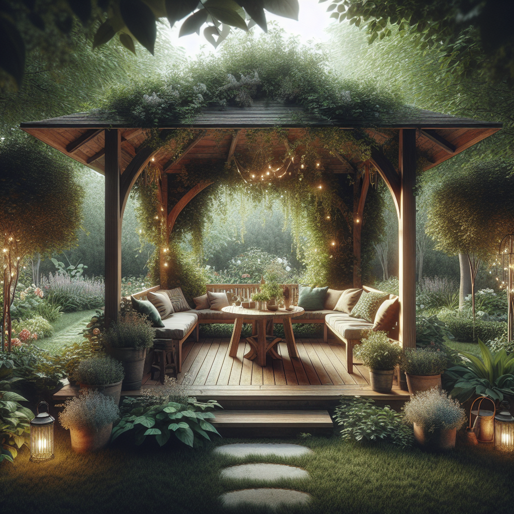 Altany drewniane do ogrodu – jak stworzyć przytulne miejsce do relaksu na świeżym powietrzu