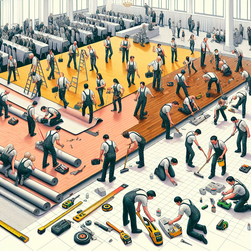 Ile trwa montaż i demontaż podłogi eventowej?